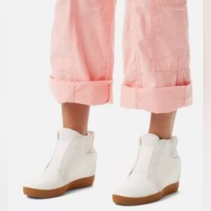 Sorel OUT N ABOUT PULL ON WOMEN'S WEDGE Sz 7.5 Sea Salt